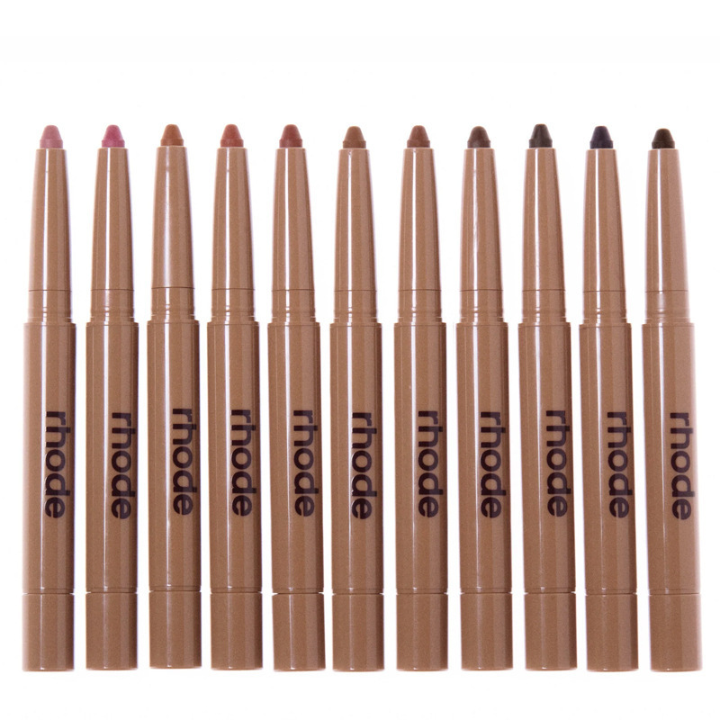 Cross-Border Polypeptide Rhode Lip Liner Hailey Lip Liner Waterproof and Sweat-Proof Lip Pencil Nude Color Lipstick Cross-Border Polypeptide Rhode Lip Liner Hailey Lip Liner Waterproof and Sweat-Proof Lip Pencil Nude Color Lipstick