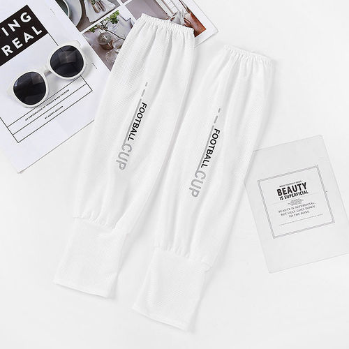 Men's Summer Sun Protection Sleeve Suits, Plus Size Loose Version Ice Silk Gloves Arm Guard, Men's Arm Sleeves, Thin Model