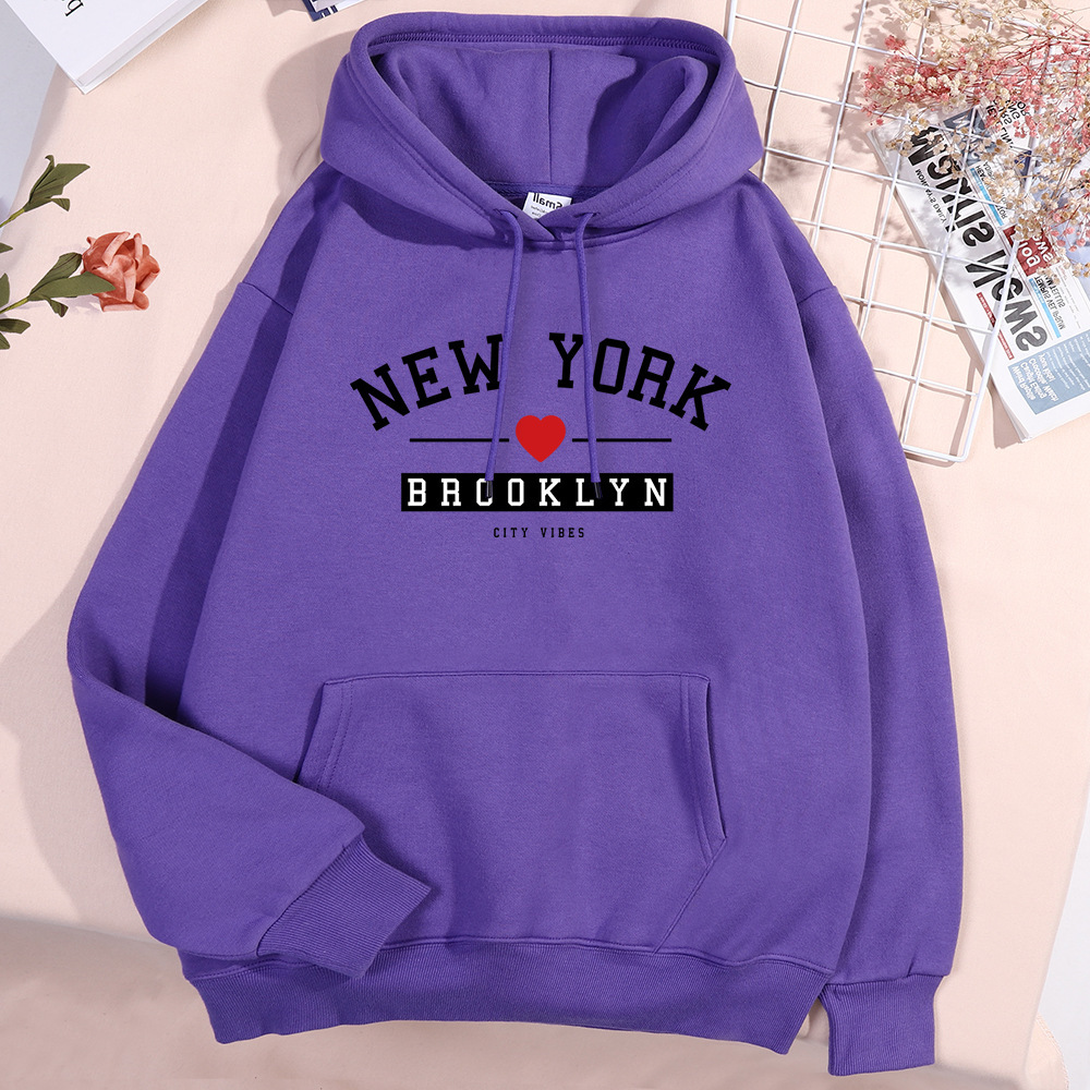 Nueva York Brooklyn City Vibes Letter Setwear Men Women New
