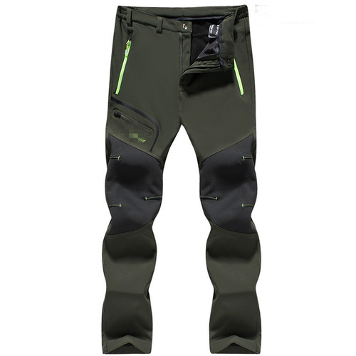 Pants for Men Autumn Sports Long Hiking Pants for Women, Elastic Breathable, Couple Insulated Windproof Pants, Insulated and Thick