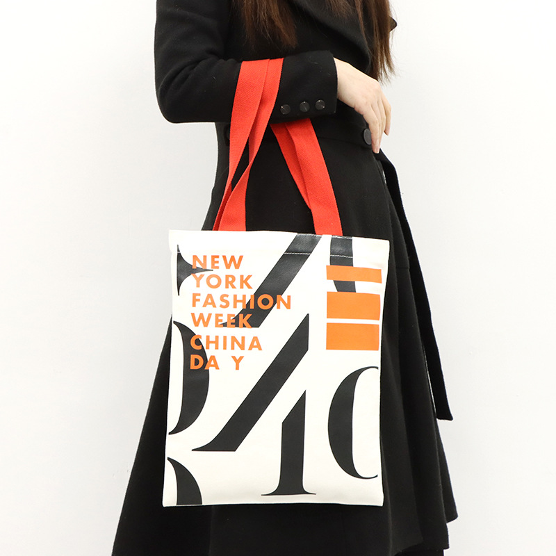 定制帆布袋批发数码印购物手提包包印刷logo国风ins手提包国潮