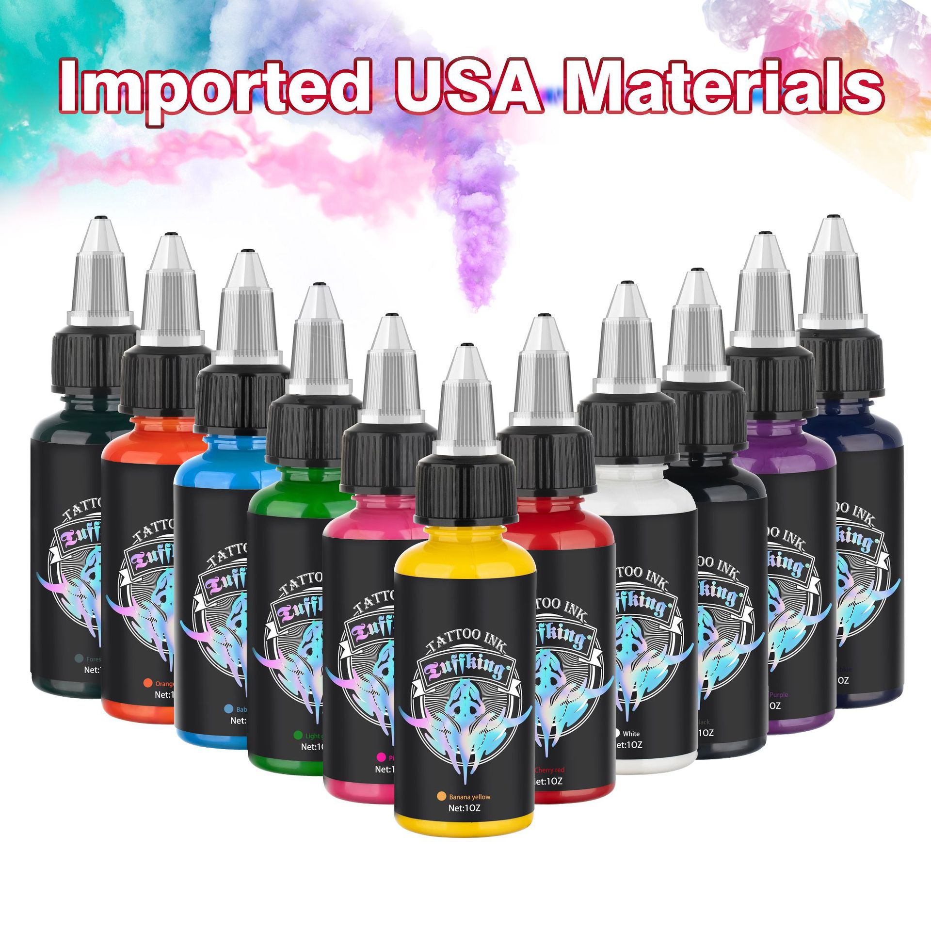 Tinta de tatuaje Tuffking 30ml Tinta de tatuaje de alta calidad Tinta de tatuaje profesional Tinta de tatuaje Tinta de tatuaje Tinta de tatuaje
