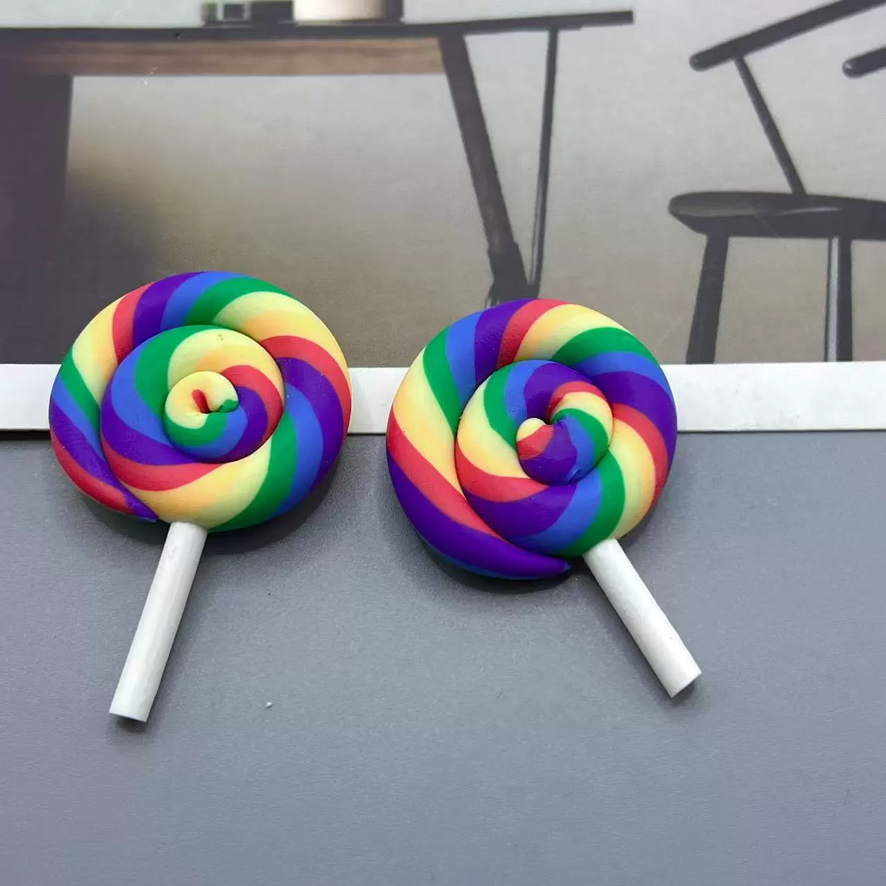 Rainbow ceramics, cream phone case, accessory, accessories, decorations, direct factory sales