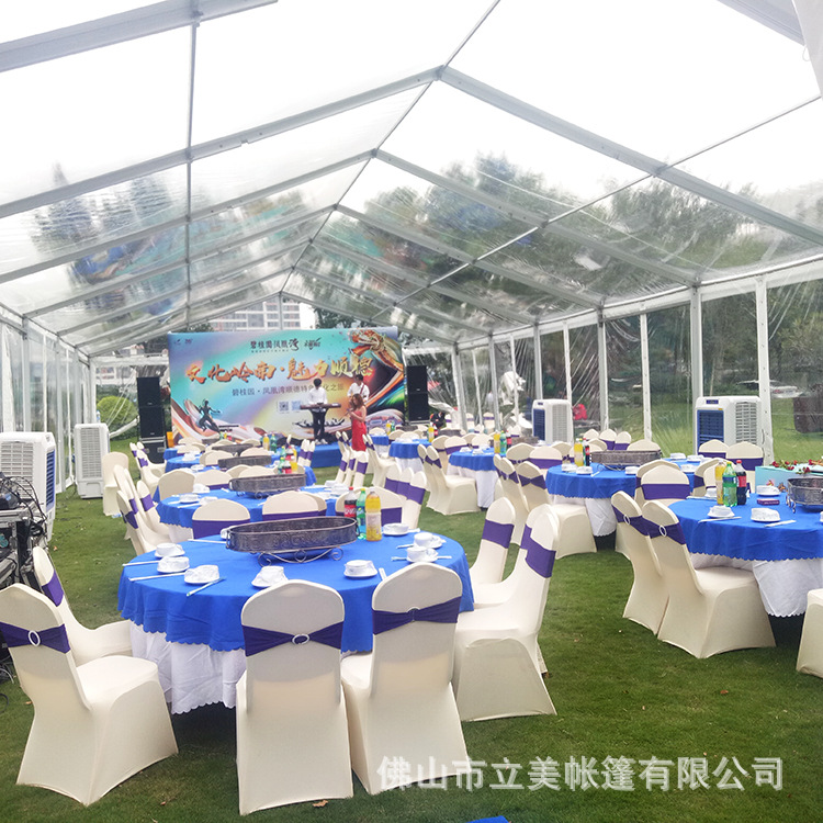 户外10米全透明家庭聚会商务宴请欧式帐篷婚礼婚宴婚庆篷房厂家