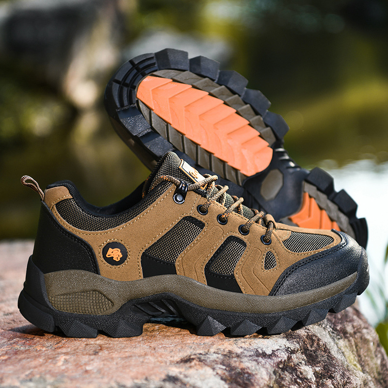 Nuevos fabricantes transfronterizos al por mayor al aire libre de montaña desgaste antideslizante zapatos de montaña de moda al aire libre zapatos de montaña de tamaño grande