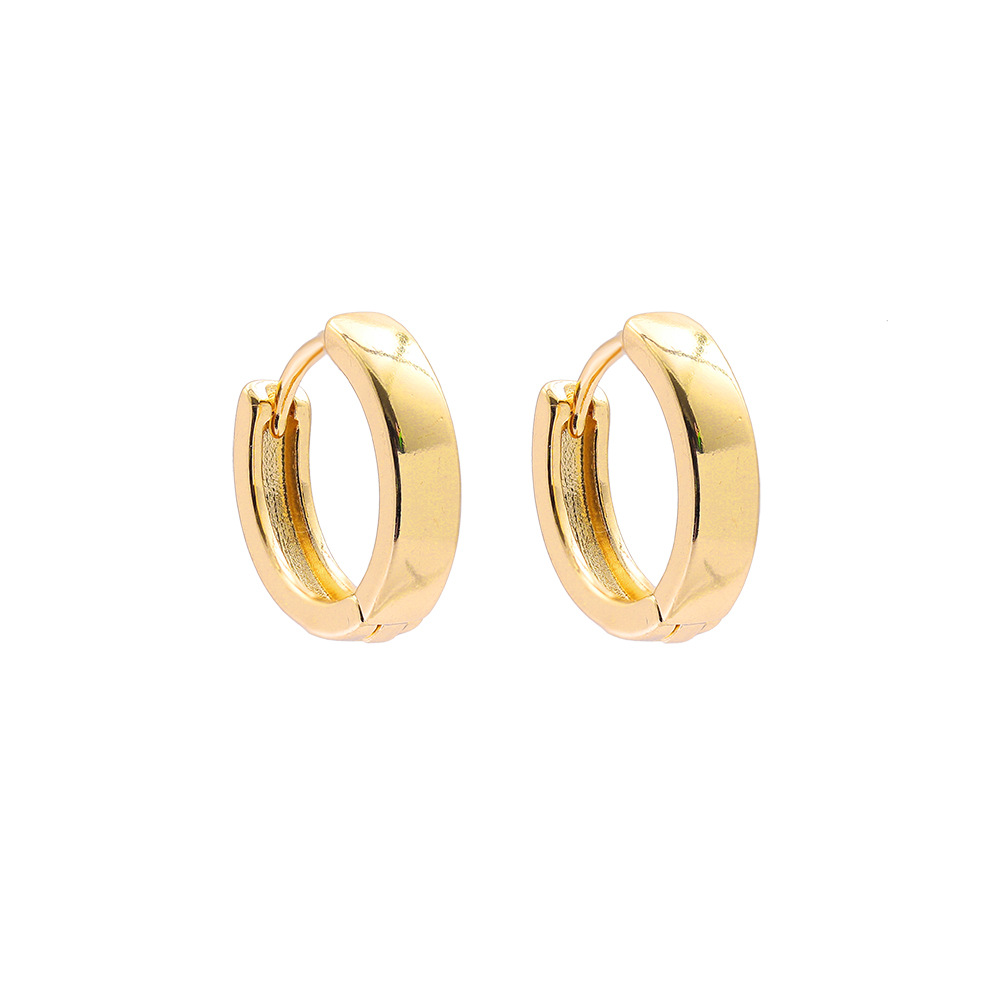 Retro C Shape Plating Alloy No Inlaid Earrings display picture 11
