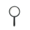 Plastic handheld black magnifying glass, toy, suitable for teen, Birthday gift, 2.5×5cm