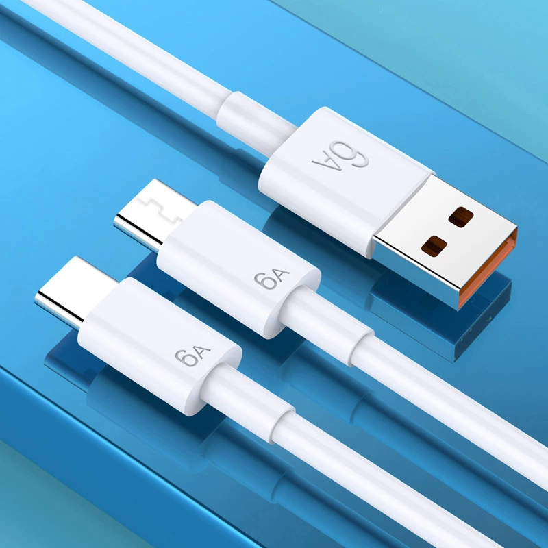 Совместимый с Huawei оригинальный кабель зарядки для мобильного телефона, 6A, быстрая зарядка 120W, Android, три в одном, оптовая продажа
