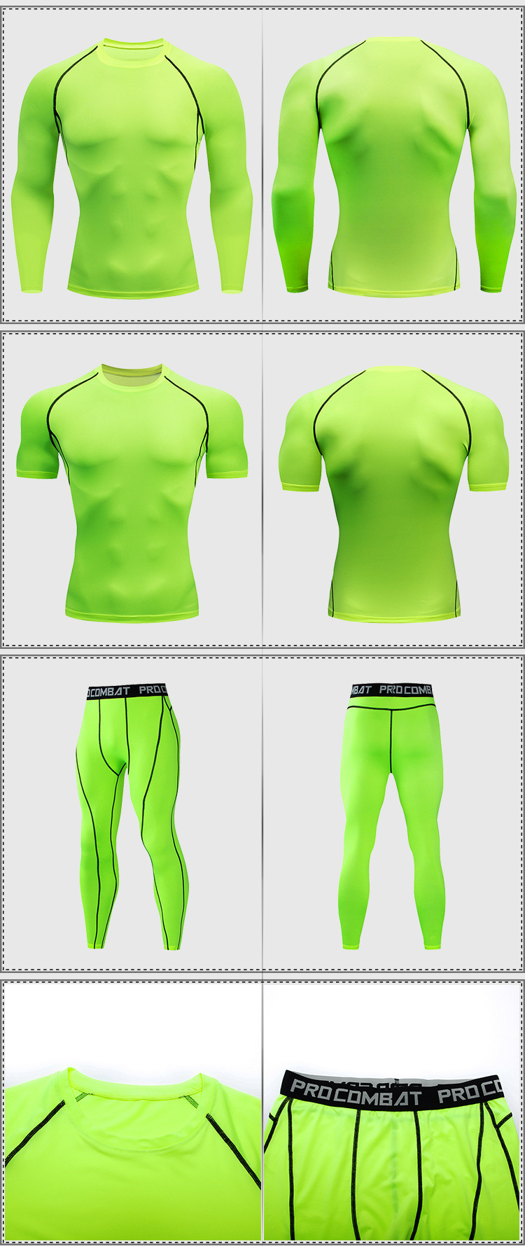 Women's Clothing Men's Animation Sportswear Set Tights Fitness Shorts Base Layer Quick Drying Running Track And Field Training High Elasticity_ecoleips.com