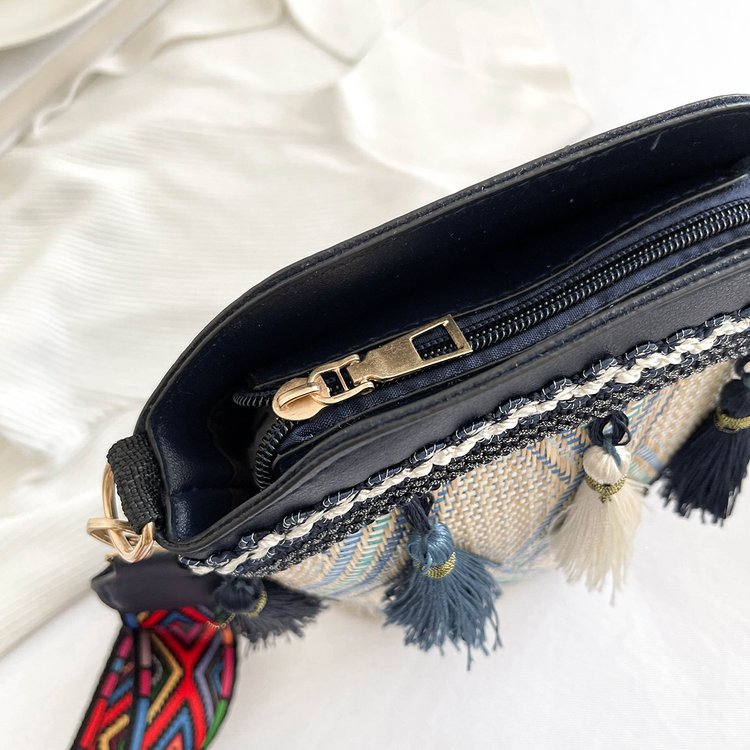 2023夏季新款PU均码小方包拉链撞色单肩包_detail_