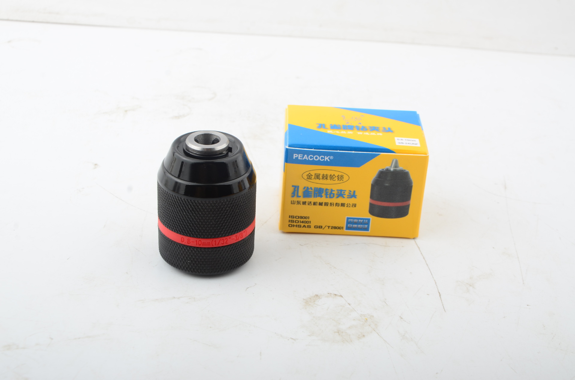 Metal ratchet drill chuck 10mm double set 1/20.8-10mm clamping range