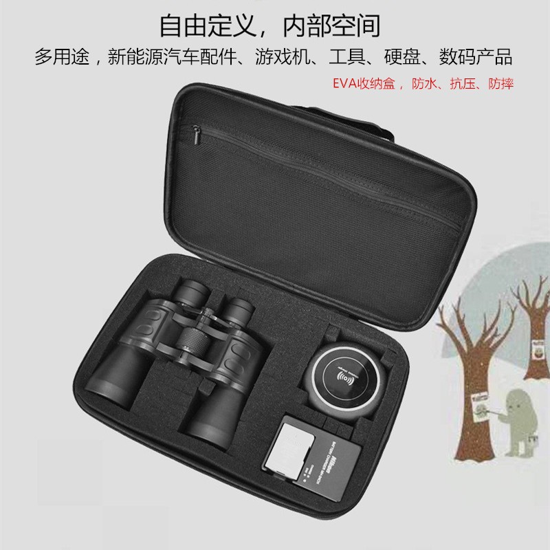 VA新能源汽车配件收纳箱数码相机收纳盒筋膜枪收纳 VR眼镜手提包