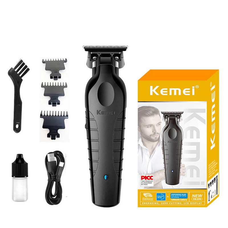 KM-2299 transfronteriza Cortapelos Kemei, afeitado eléctrico, corte de grabado, corte de aceite, cortador de pelo especial para peluquería