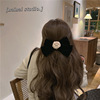 Retro mountain tea, black hairgrip, hairpins with tassels with bow, hair accessory, Chanel style, wholesale