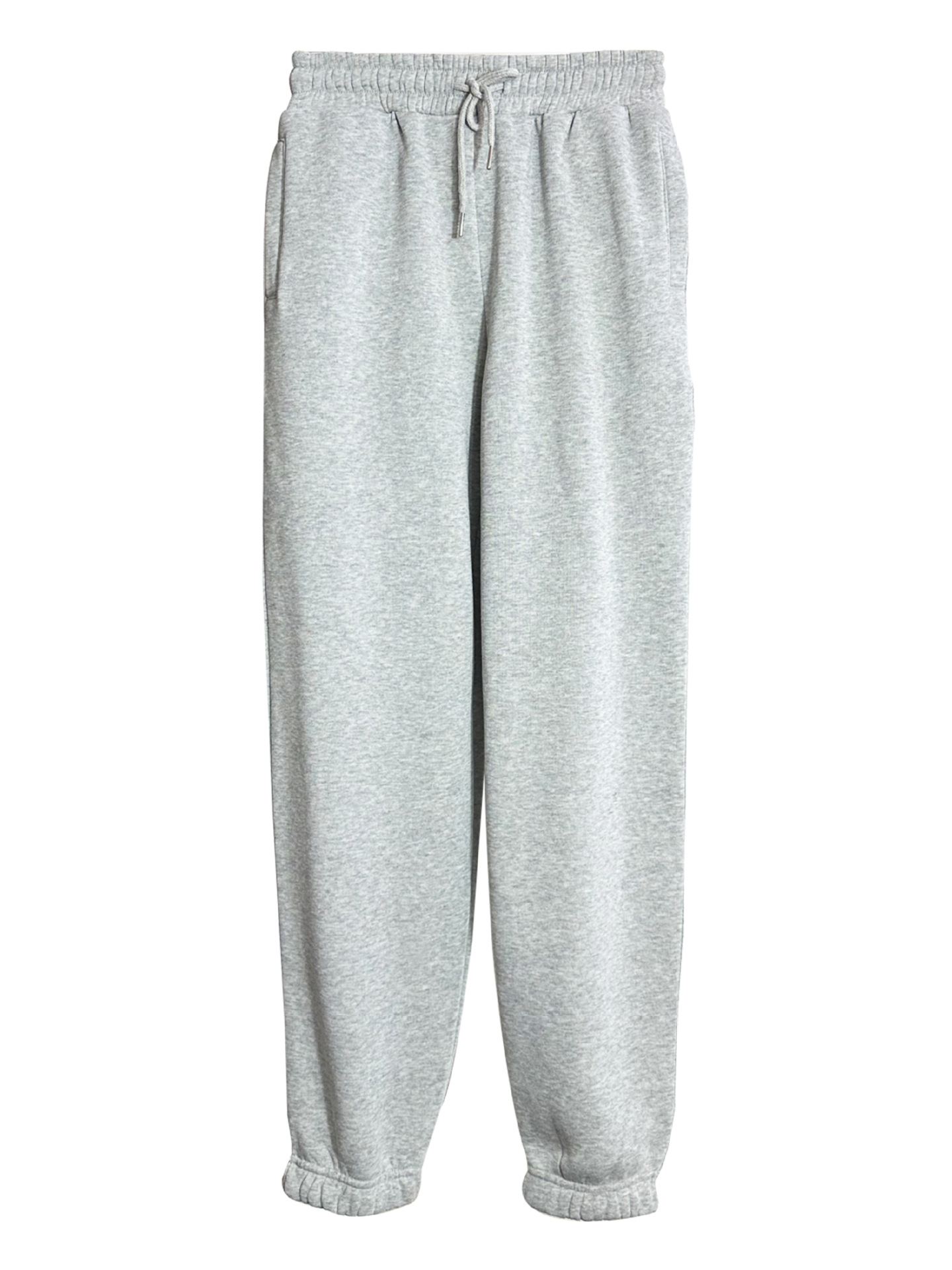 Pantalon de survêtement en polaire noir pour femmes, décontracté, jogging, sport, taille haute, pieds amples, pour la maison_voghion.com