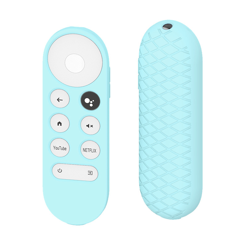 Aplicable al nuevo control remoto Google Chromecast 2020 cubierta protectora de silicona control remoto Google TV