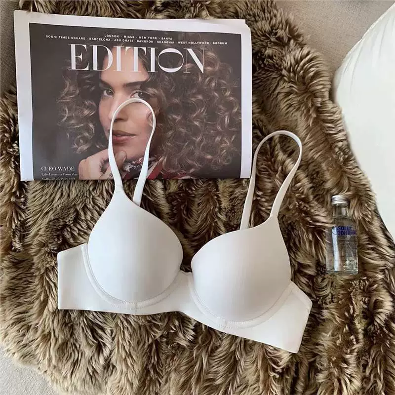Supporting bra with steel rings, summer thin underwear