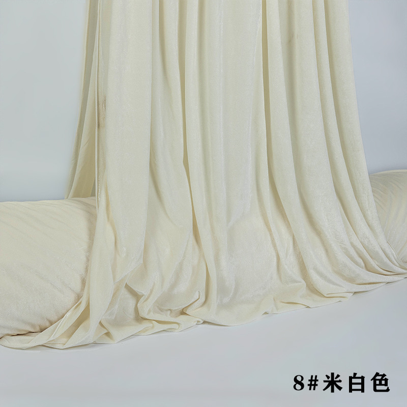 婚礼金丝绒布幔红色绒布舞台幕布婚庆背景布置纱幔网红打卡背景幔|undefined