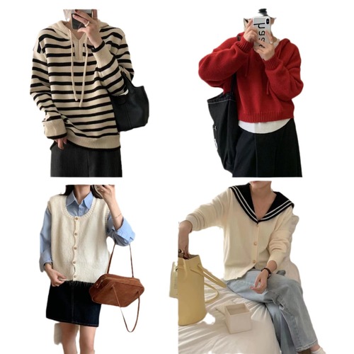 2024 Design Style Sweater for Shisanhang, Women's Korean-style Knitted Pullover Cardigan Coat