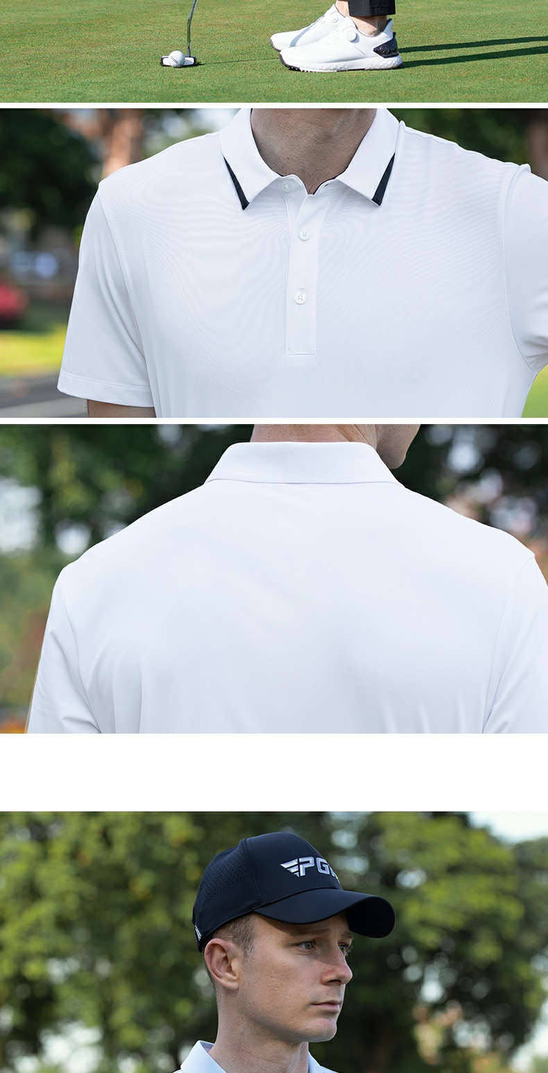 Áo polo golf nam tay ngắn hút ẩm nhanh khô, form thoải mái — Hoa anh đào tay ngắn [cùng kiểu cho nam và nữ/hút ẩm và nhanh khô/kháng khuẩn] YF775, Tay ngắn màu xanh nước ngoài [cùng kiểu cho nam và nữ/hút ẩm và nhanh khô/kháng khuẩn] YF775, Ice Crystal Blue cộc tay [cùng kiểu cho nam và nữ/hút ẩm và nhanh khô/kháng khuẩn] YF775, Tay ngắn màu trắng [cùng kiểu cho nam và nữ/hút ẩm và nhanh khô/kháng khuẩn] YF775 chi tiết 9