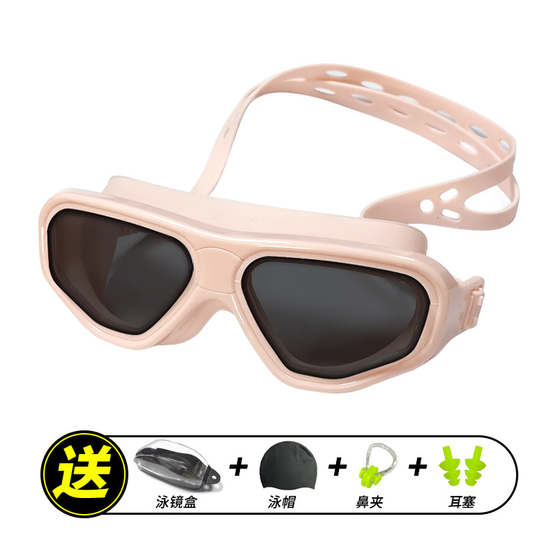 Set de Gafas y Gorro de Natación de PC Antivaho y Anti-UV para Natación image 12
