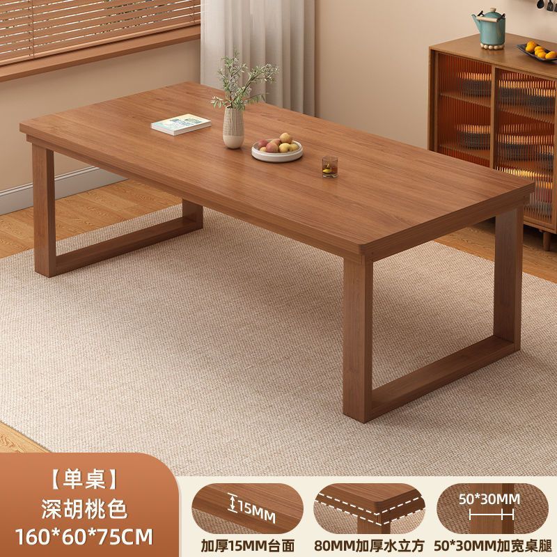 Mesa para sala de estar, escritorio grande y largo para leer y estudiar, mesa integrada para estudio y sala de estar, mesa grande para uso doméstico, escritorio de trabajo.