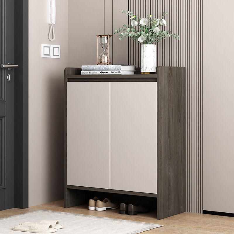 New Solid Wood Shoe Cabinet Home Entrance Entrance Cabinet Indoor Storage Cabinet Storage Multi-Layer Shoe Rack New 2024
