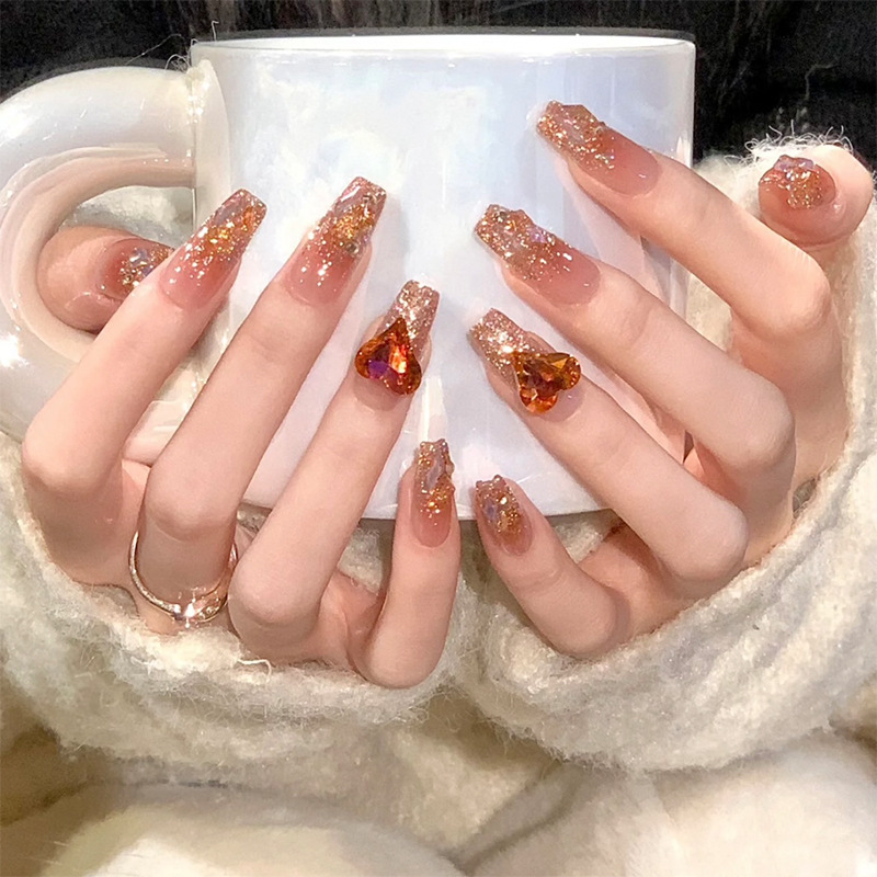 Z249-Diamante de champán intermitente