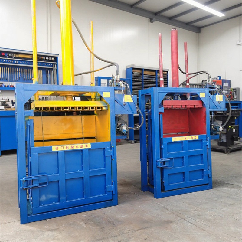 厂家直发立式废纸塑料打包机棉花中药材编织袋液压打包机质保两年