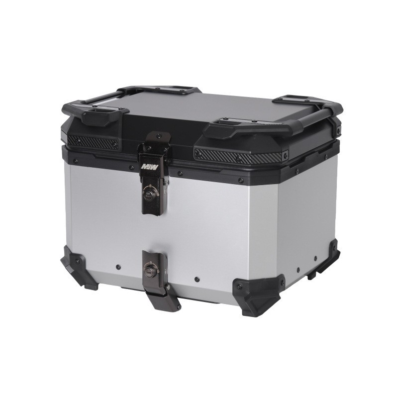 45L55Lmjw Supreme Edition Quick Release Motorcycle Aluminum Alloy Tail Box Electric Vehicle Trunk Side Box Waterproof Storage
