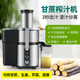 Commercial Large-Diameter Juicer Juice Residue Separation Household Small Electric Fully Automatic Sugarcane Ginger Fruit Juice Machine