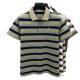 2025 Summer New Ice Silk Cotton Short-sleeved Polo Shirt Men's Striped Embroidered Fashion Trendy Simple Lapel T-shirt for Men