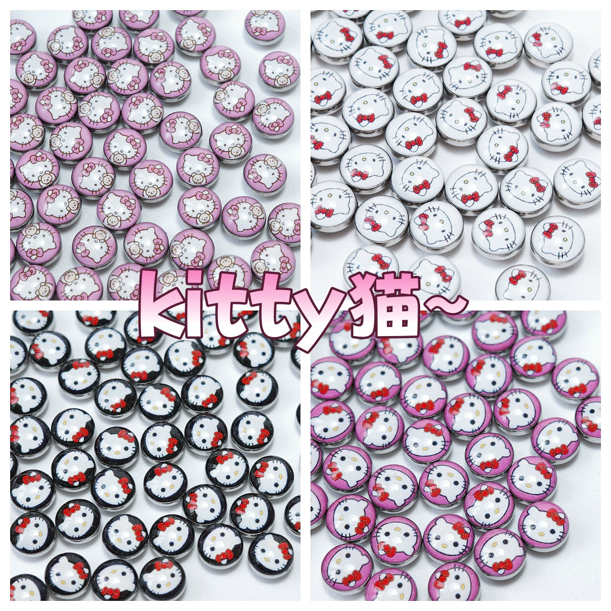 Jun Qirui ювелирная фабрика HelloKitty Языковые гвозди из титановой стали наружная резьба Языковые гвозди шарики оптом милые пирсинг украшения