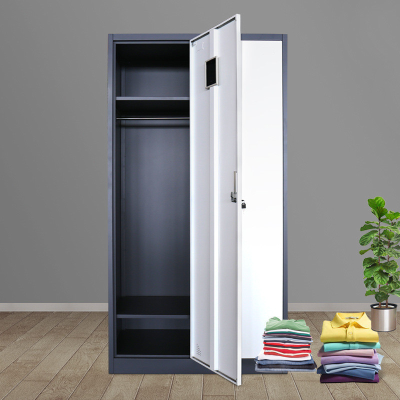 El armario de dos puertas de acero grueso se puede personalizar con color bloqueado armario de almacenamiento de personal armario de almacenamiento de dormitorios escolares