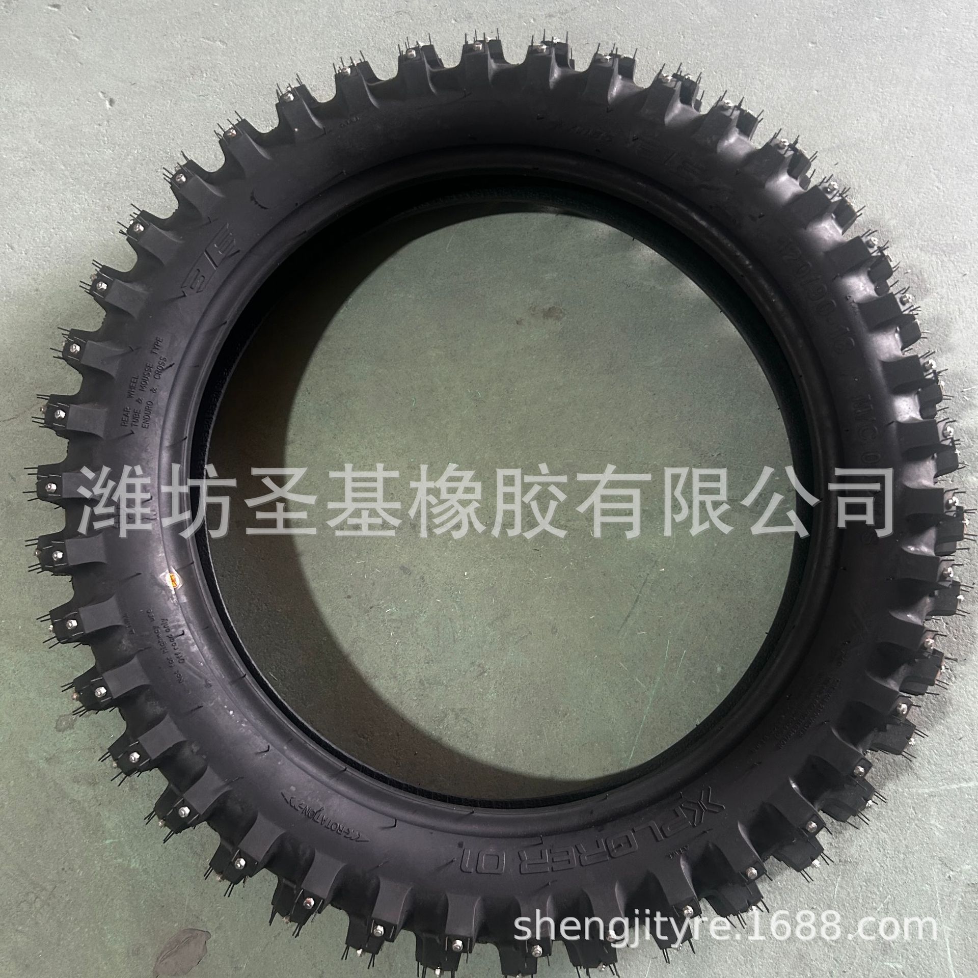 Snow tires, winter tires, studded tires, motorcycle off-road tires, factory wholesale, 120/90-18, anti-slip