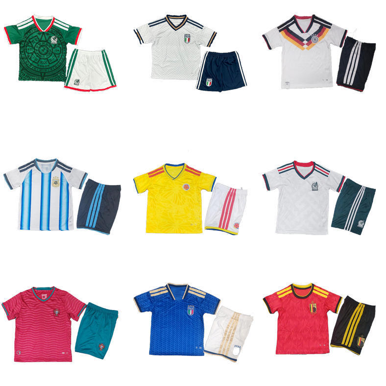 2026 World Cup Children's Clothing Argentina England Mexico Germany Portugal Belgium Italy Football Uniforms
