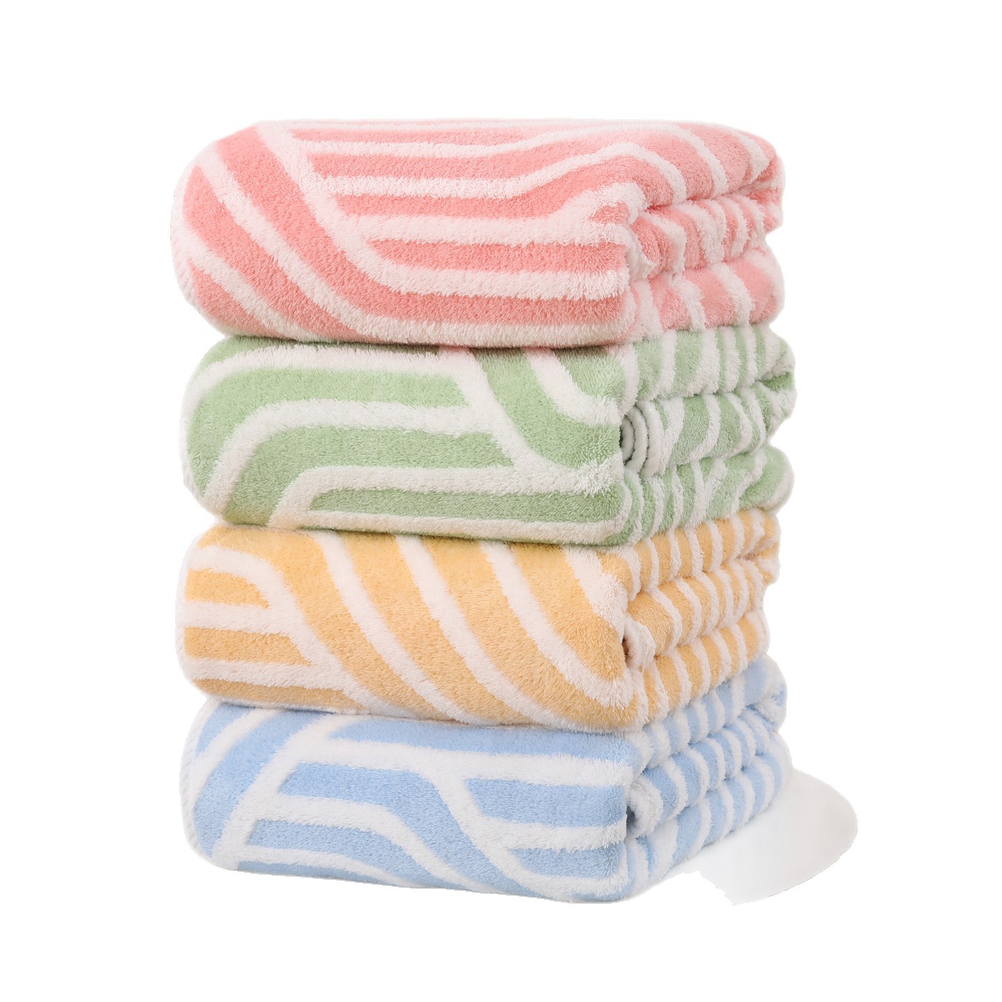 Extra Large Coral Fleece Bath Towel Soft Absorbent Quick Drying_voghion.com