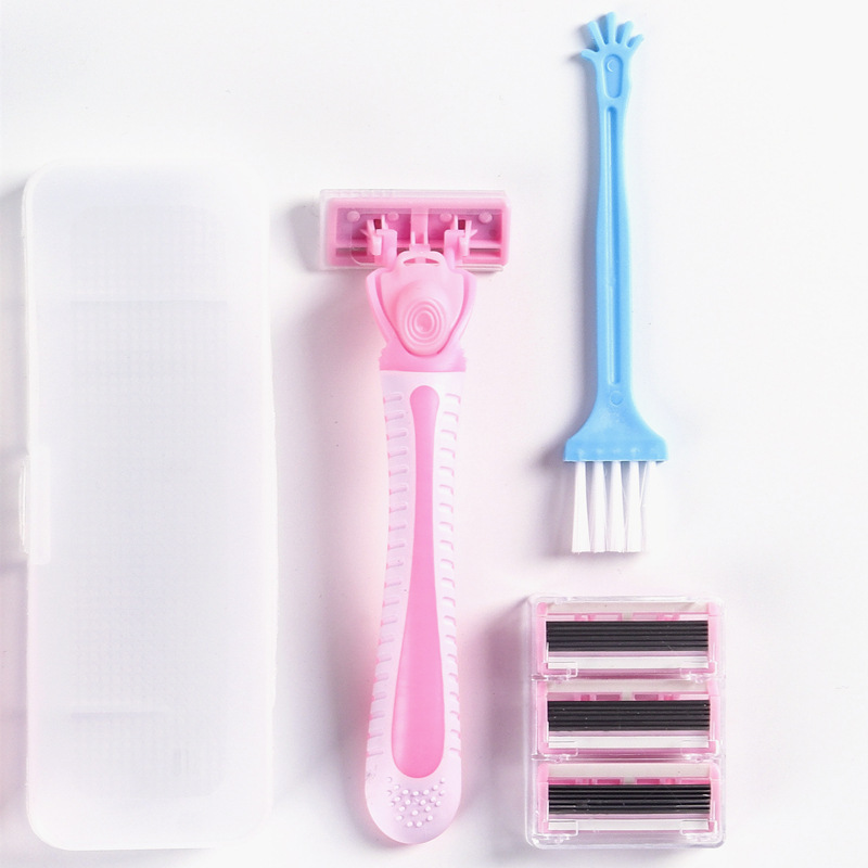 6-layer blade shaving knife women's shaving knife manual epilator armpit hair leg hair privacy depilation knife for women