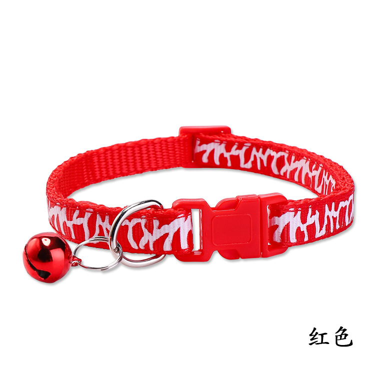 Collar de mascotas de malla collar de gatos collar de perros collar de collar de campana de mascotas pequeño colorido