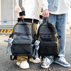 新款男士簡約帥氣雙肩包四季潮流時尚背包潮搭高顏值戶外旅行包