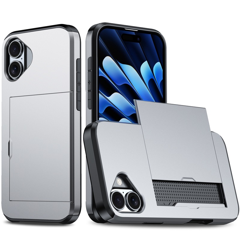 Coque iphone 17 pro avec porte-cartes et cache coulissant protection_voghion.com