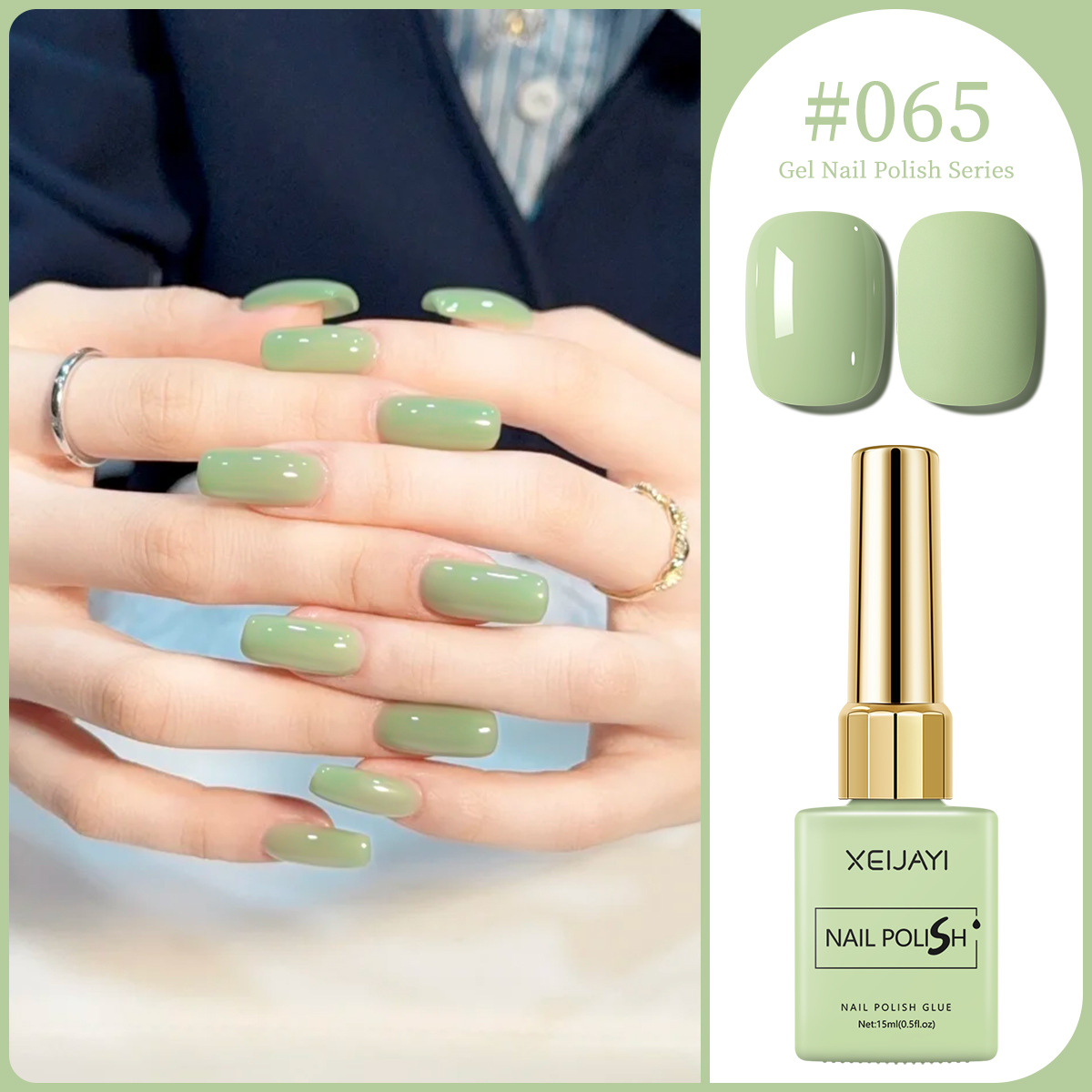 Macaron color pegamento de uñas 2025 nuevo estilo de moda Chellie rojo oliva verde pegamento de uñas