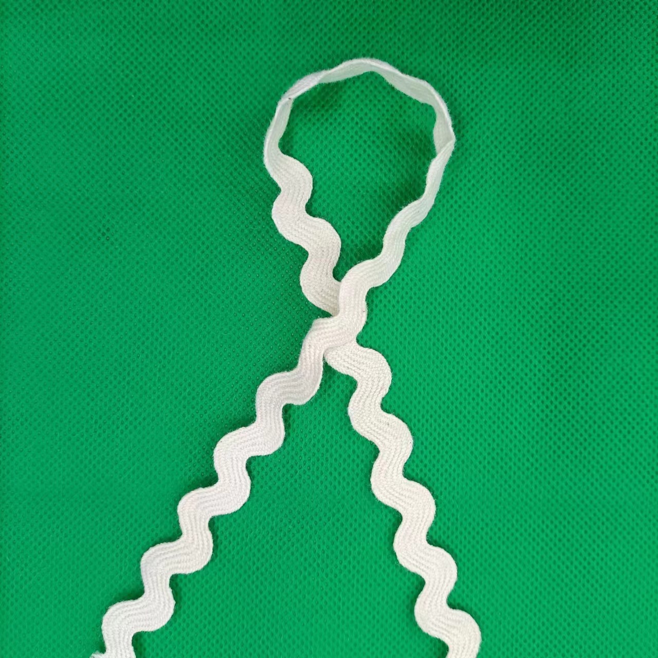 Cinturón de marinero de encaje hecho a mano de bricolaje/cinturón de carretera de montaña/cinturón S/borde ondulado/encaje de palabra/material de algodón en stock