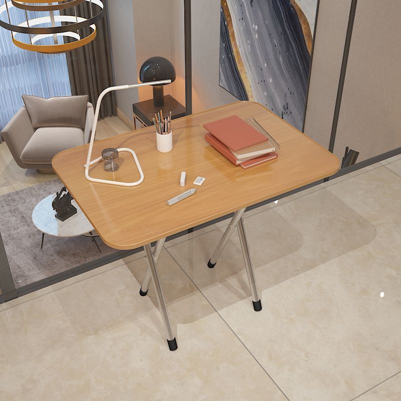 Mesa plegable simple portátil rectangular contra la pared pequeña mesa dormitorio de alquiler mesa de comedor pequeña mesa cuadrada al aire libre