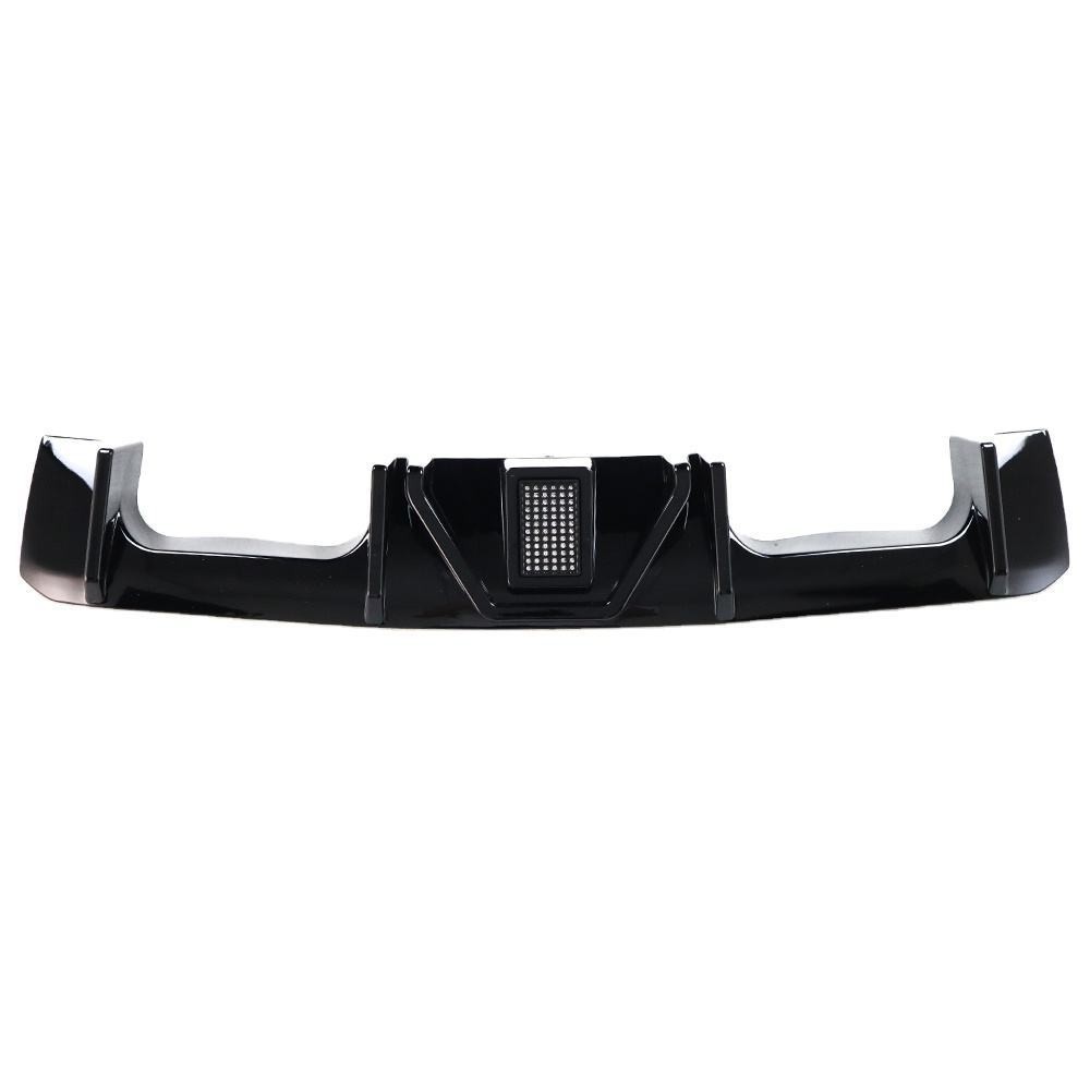 Suitable for 20-22 Bmw M3/M4 Rear Lip Kit G80/G82 in Glossy Black with Square Lights/No Lights Version