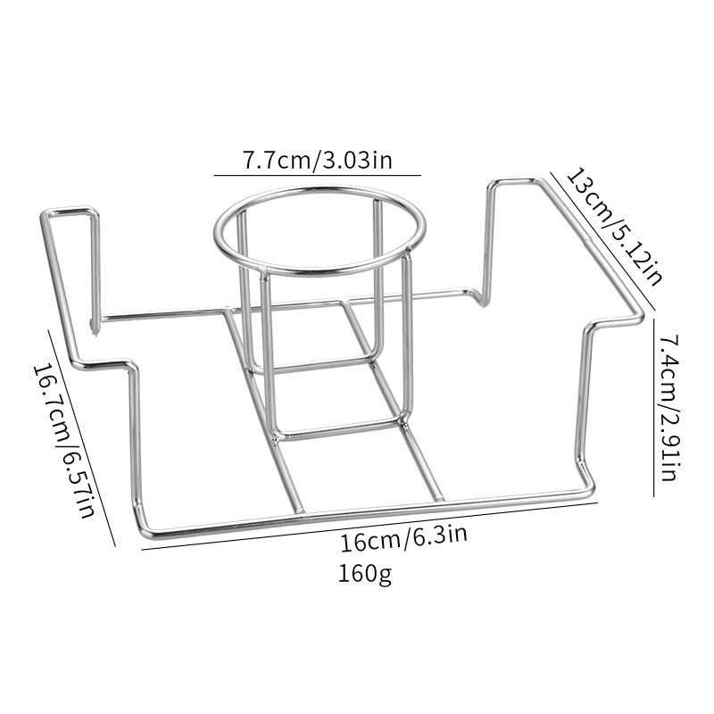 クロスボーダーステンレス鋼ビールローストチキンスタンド垂直回転グリル防風家庭用屋外キャンプポータブルバーベキューグリル|undefined