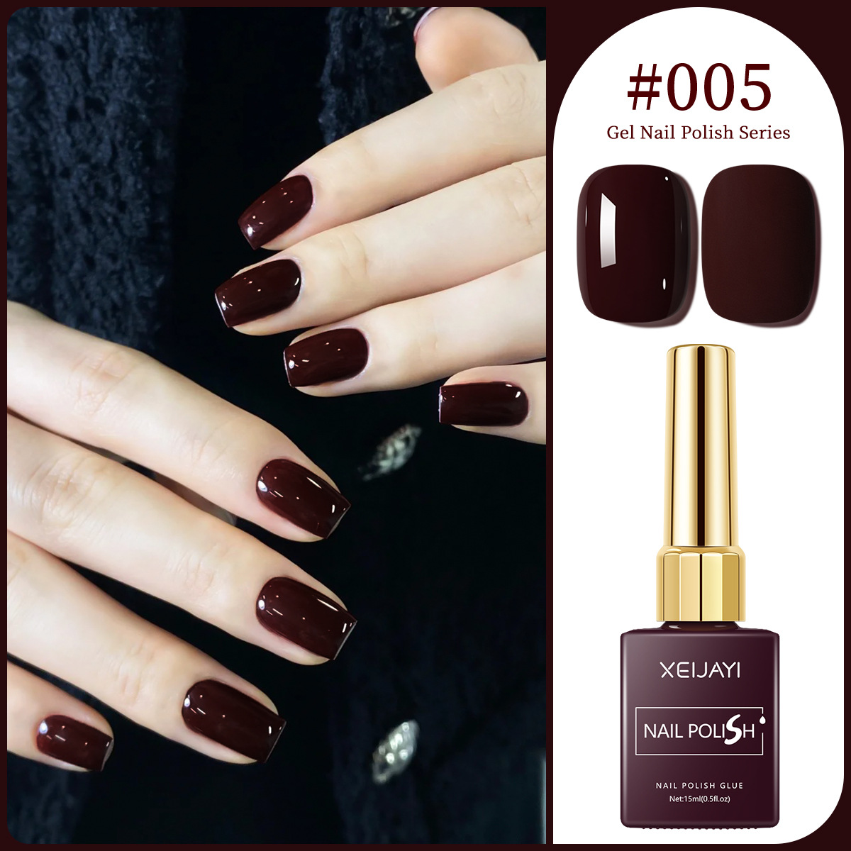 Macaron color pegamento de uñas 2025 nuevo estilo de moda Chellie rojo oliva verde pegamento de uñas