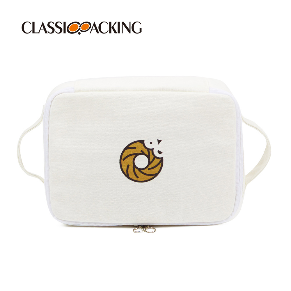 Suministro directo de fábrica bolsa de lavado material de lona de gran capacidad producto de cuidado de la piel bolsa de almacenamiento portátil de viaje bolsa de almacenamiento de gran capacidad