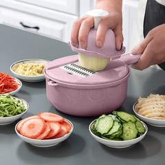 Kitchen supplies multi-functional vegetable cutting artifact potato shredding cutter household scraping wire grating slicing machine