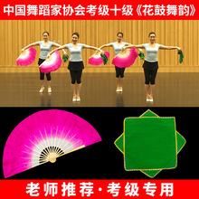中国舞蹈家协会十级考级花鼓舞韵七级俏兰花舞蹈扇子手绢道具